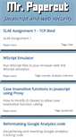 Mobile Screenshot of mrpapercut.com